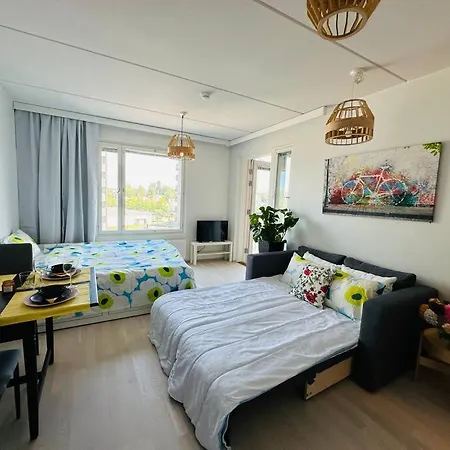 Aurora Niittykumpu - New 1bedroom -apartment With Balcony, Close To Metro, Aalto University, Metro Areena And Helsinki